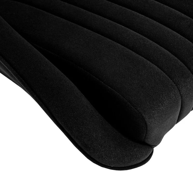 ATST x1 LH Luxe Universal Classic Retro Bucket Seat Black Fabric Cloth + slides