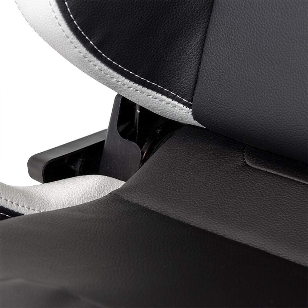 ATS RS6 x1 Individual Universal Car Van 4x4 Motorhome Bucket Seat Matt Black WHITE +slides