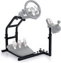 Driving Sim Racing Wheel Stand Frame for Steering Wheel & Pedals + Gear Shifter