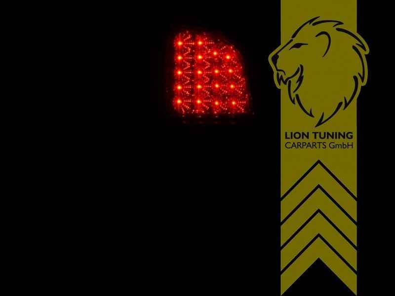 LTG Pair LED Rear Lights Tail Lamps Mercedes VITO W638 96-03 black smoke LHD
