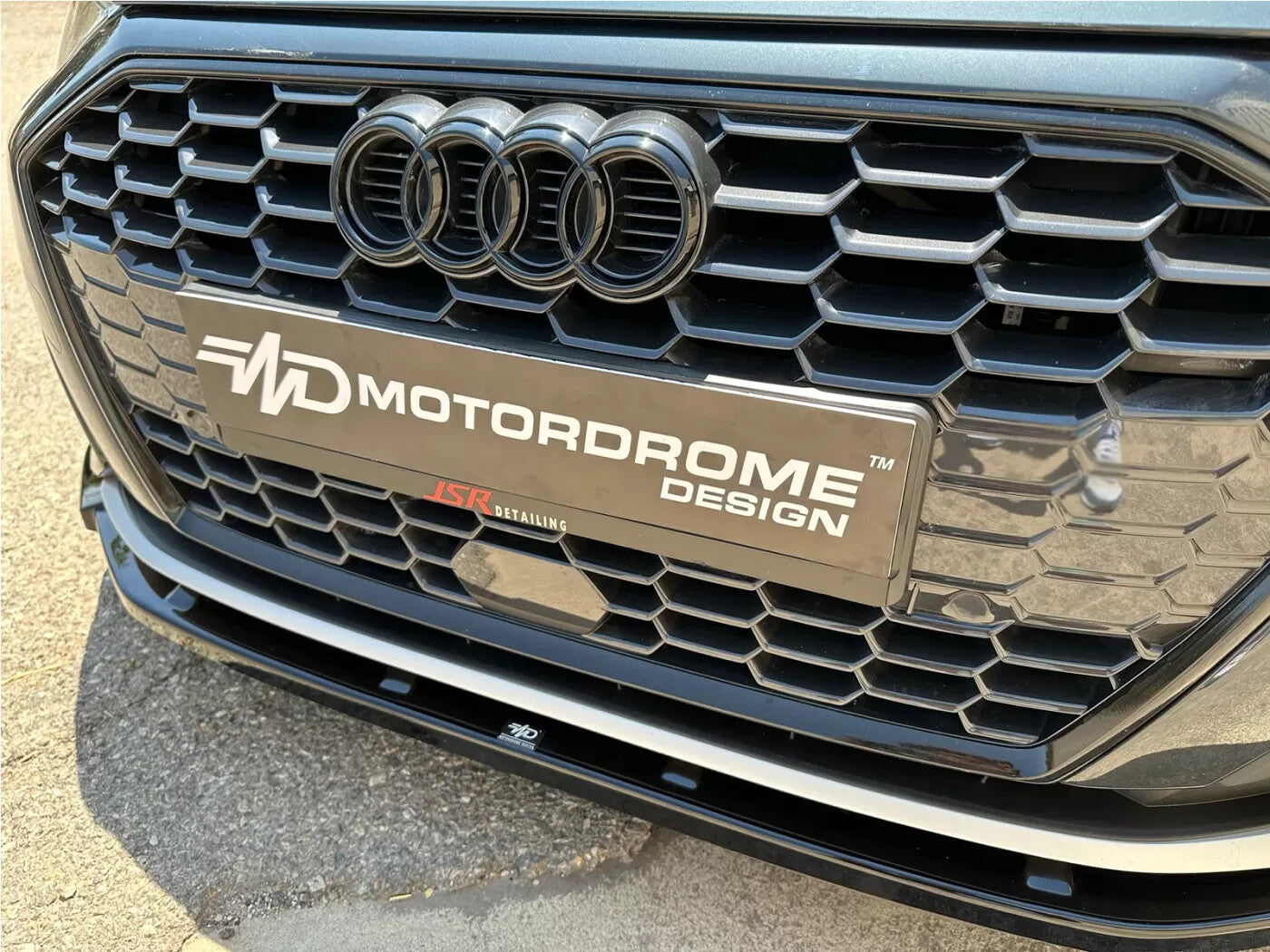 Motordrome Front Splitter Diffuser Audi A3 8Y 2020+ Gloss Black