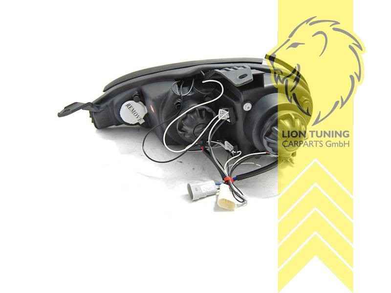 LTG LED Halo DRL Headlights Mazda MX5 2 NB MK2 Miata 98-05 chrome EXPORT ONLY