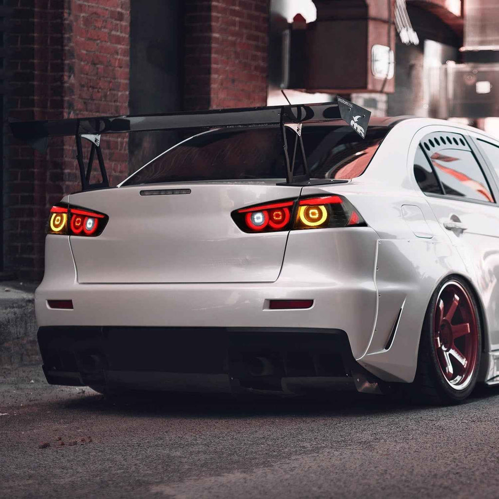 AC Pair Seq LED DRL Rear lights Tail Lamps Mitsubishi Lancer & EVO X 08-20