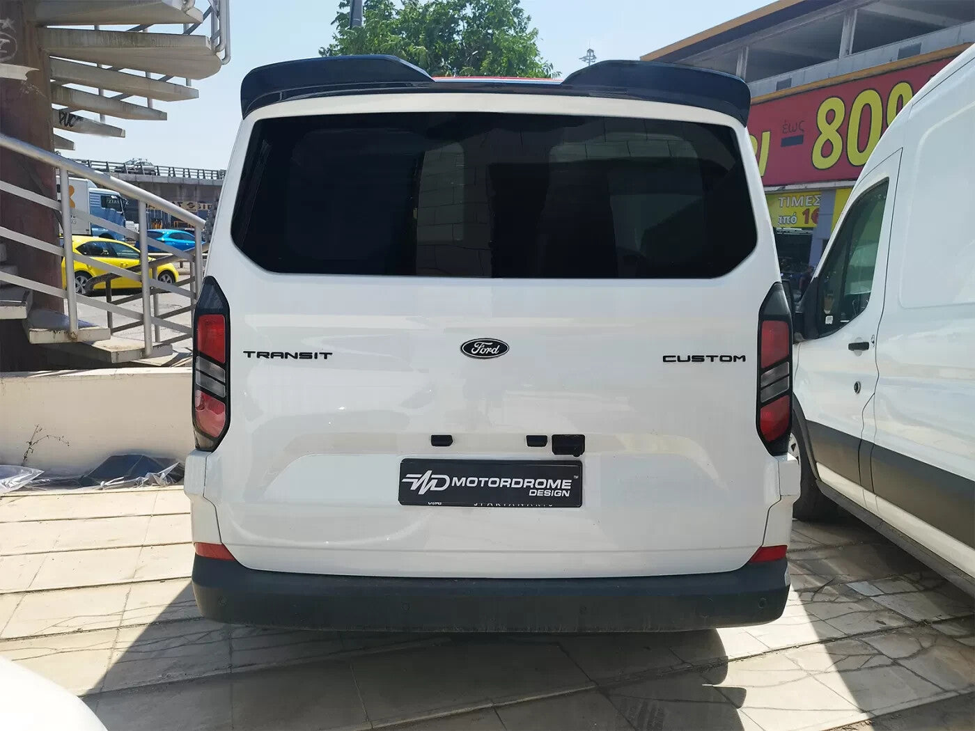 Motordrome Rear Wing Spoiler Tailgate Ford Transit / Tourneo Custom Mk2 / VW T7