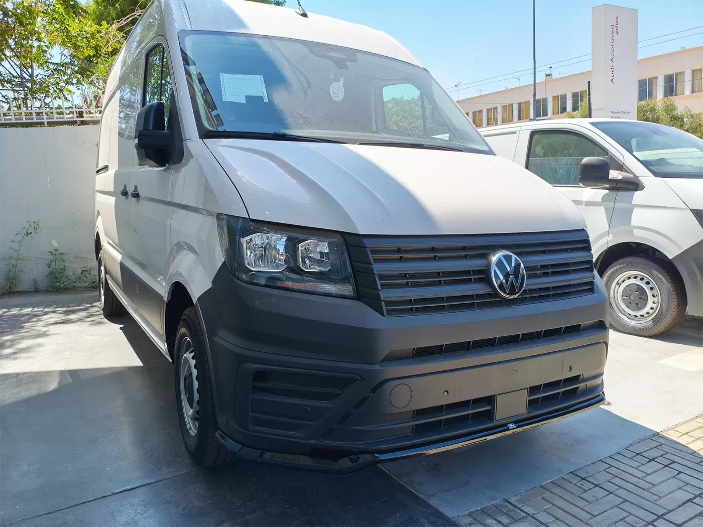 Motordrome Front Splitter Diffuser VW Crafter Mk2 Facelift Gloss Black