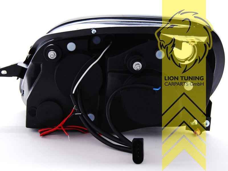 LTG Pair CCFL Angel Eyes Halo Headlights Mercedes SLK R170 96-04 Chrome LHD