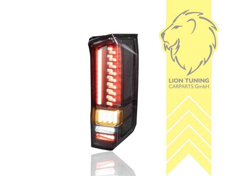 LTG Pair LED Rear Lights Lamps VW Crafter 2 Bus Van TGE SY SZ SX 16-23 black LHD
