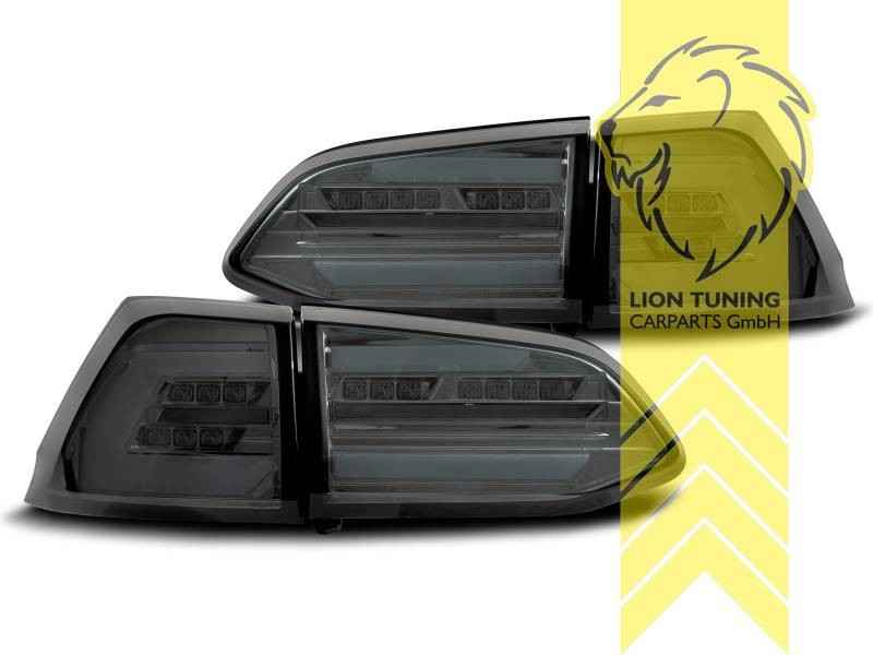 LT Set LED REAR LIGHTS LAMPS TAIL VW Golf 7 BA5 13+ Variant Black Smoke Grey LHD