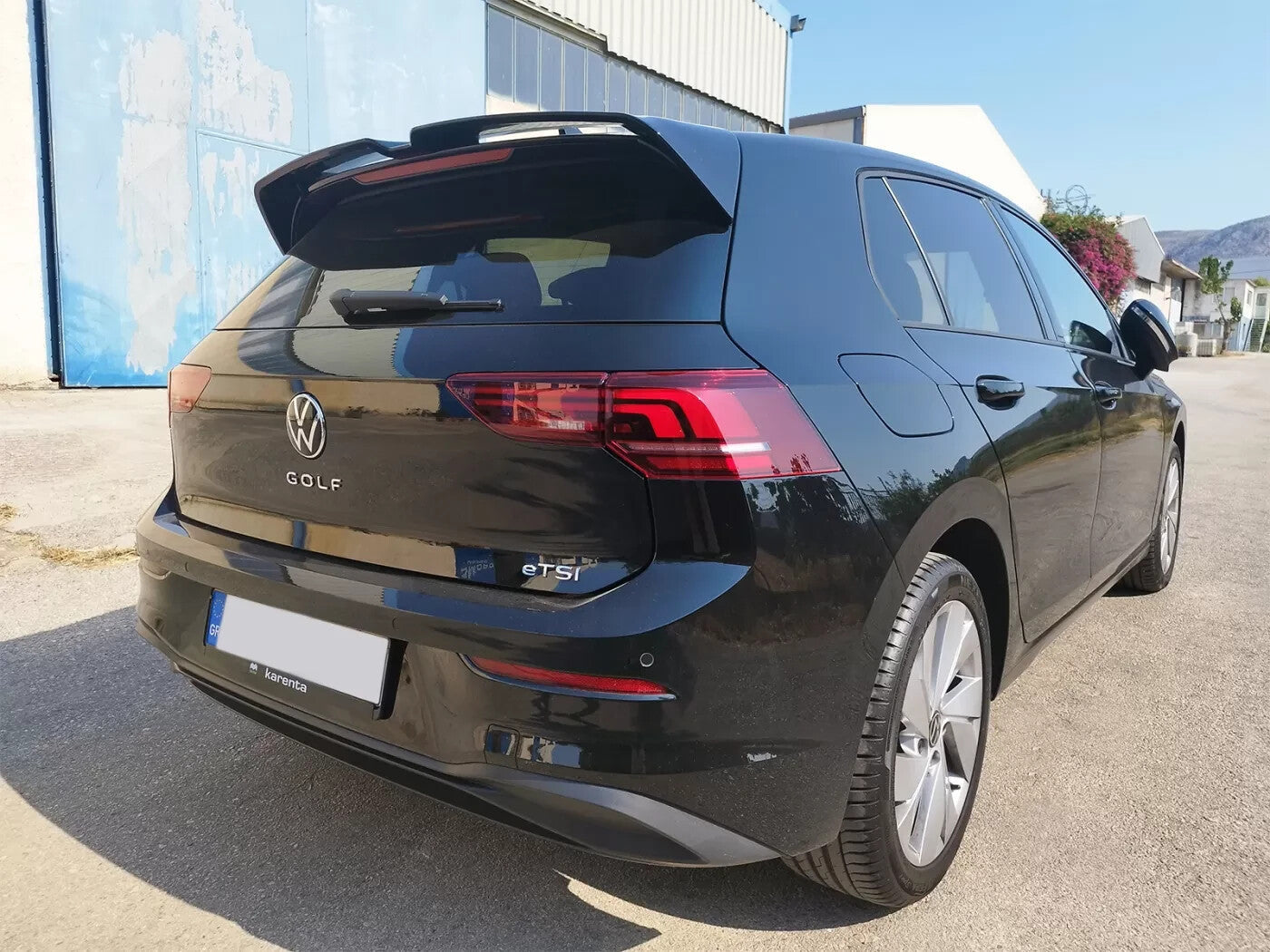 Motordrome Design Rear Wing Boot Hatch Spoiler VW Golf Mk8 V2 Gloss Black ABS