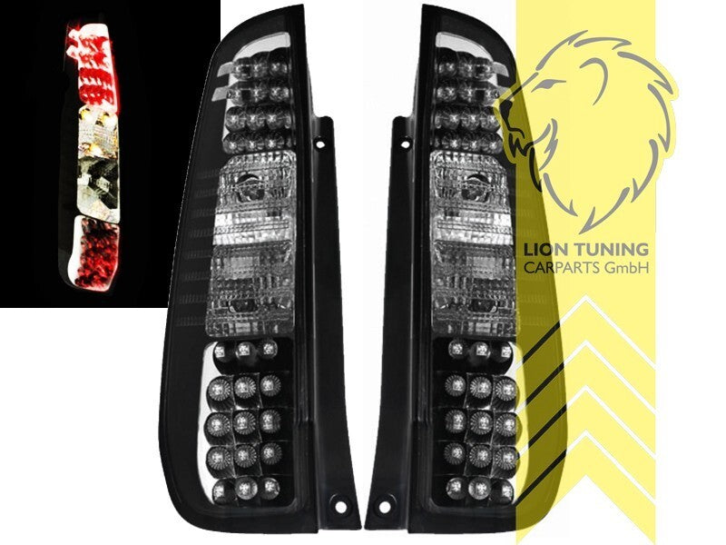 LT Pair LED Lightbar DRL Rear Lights Tail Lamps Ford Fiesta JH JHD 6 MK6 01-05 LHD