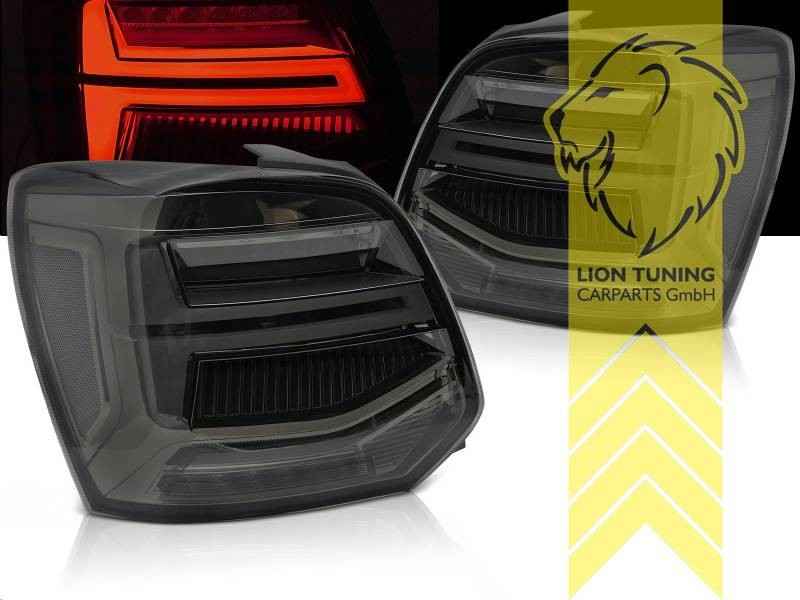 LTG Pair LED Dynamic Rear Lights Tail Lamps VW Polo 6R 6C 09-17 smoke LHD