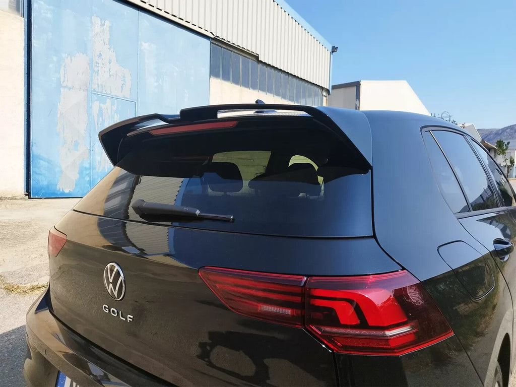 Motordrome Design Rear Wing Boot Hatch Spoiler VW Golf Mk8 V2 Gloss Black ABS