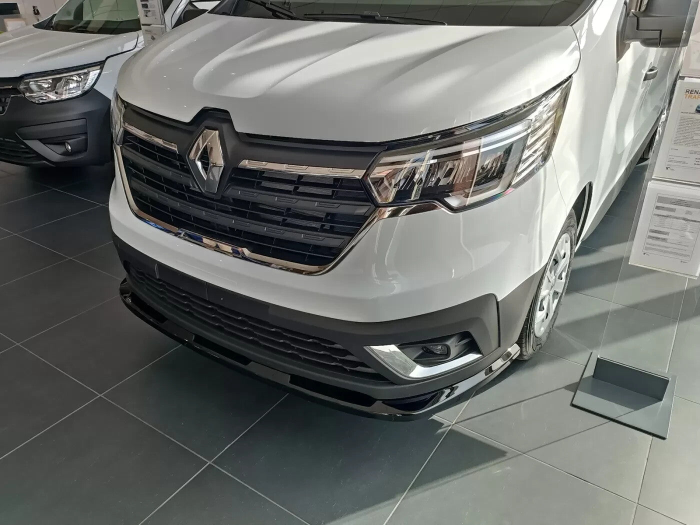 Motordrome Design Front Bumper Lower Splitter Renault Trafic Mk3 Facelift 22+