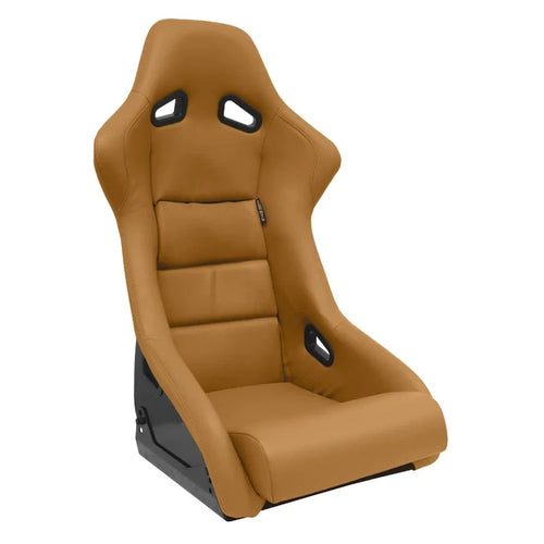 ATST x1 BS1 Universal Classic Bucket Seats Tan Beige Synth leather + slides