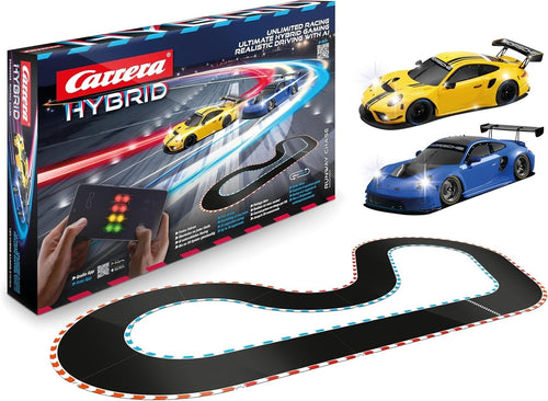 Carrera HYBRID Runaway Chase AI-Integrated Car Racing Track Set - NO CARS Includ
