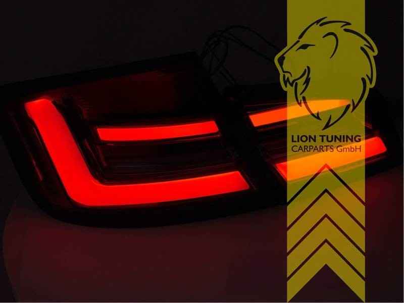 LTG Pair LED Rear Lights Tail Lamp BMW 5 Series F10 Sedan M5 S63 10-17 Black LHD
