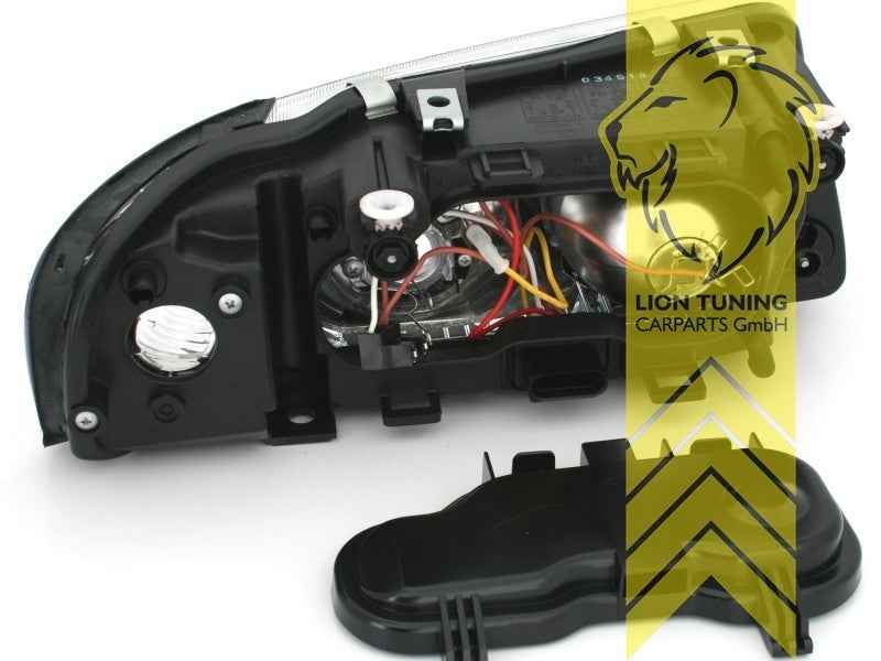 LTG Pair DEPO Halogen Headlights Audi A3 8L Facelift chrome Facelift 00-03 LHD