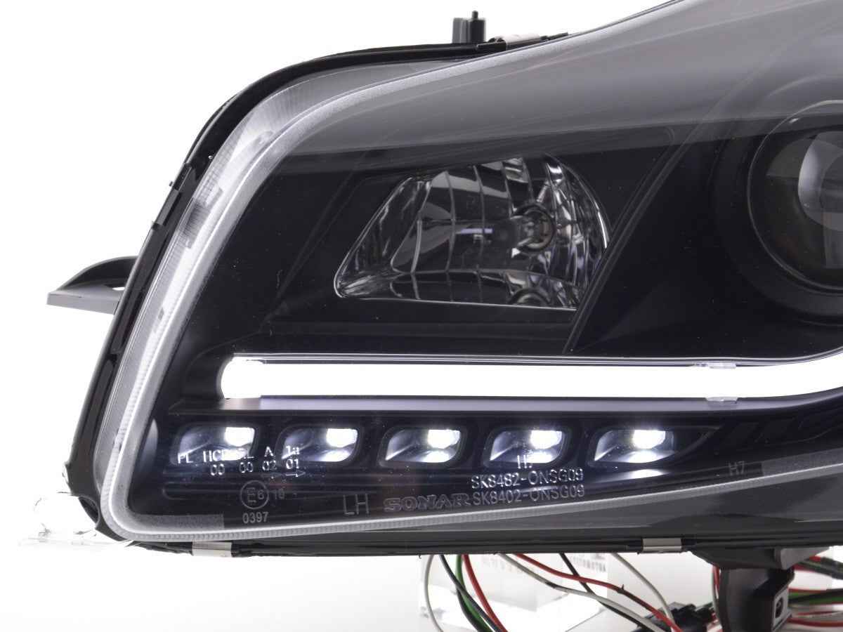 FK Pair LED DRL Halo Lightbar Headlights Opel Vauxhall Insignia 08-13 LHD