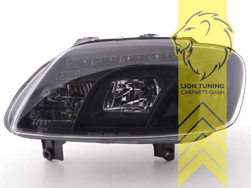 LTG Pair LED DRL Headlights VW Touran Caddy 3 2K 1T1 1T2 03-10 Van Combi LHD