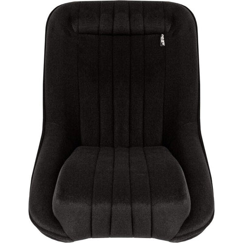 Auto-Style x1 Inidivdual Classic Car Retro Kit Sports Fixed Back Bucket Seat Black Fabric / Textile + slides