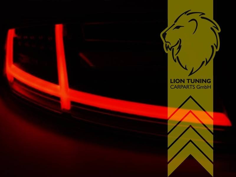 LTG DEPO LED Dynamic Seq Rear Lights Tail Lamps Audi TT 8J FL 06-14 black LHD