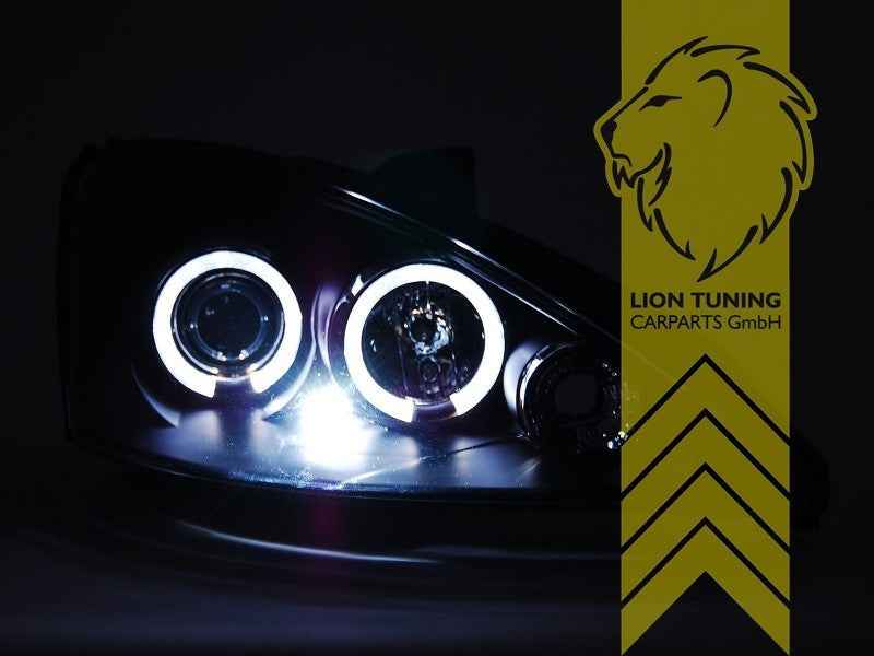 LTG Pair LED DRL Headlights Ford Focus 1 Hatch Sedan Estate DAW DBW 98-01 LHD
