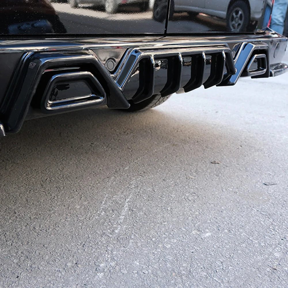 OW Rear Diffusor Diffuser VW Transporter T7 24+ Transit Custom 2 ABS Gloss Black