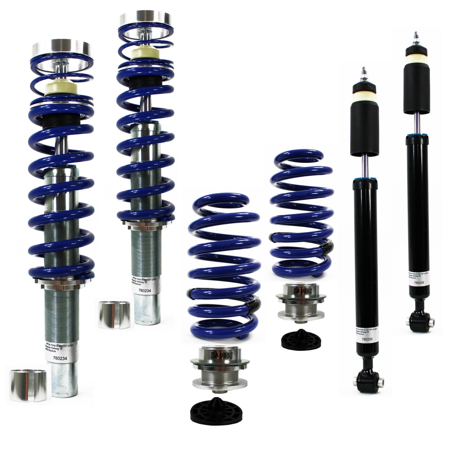 JOM Blueline Coilovers Audi A5 B9 F5 Sportback Coupe axle 48.6 53mm Quattro
