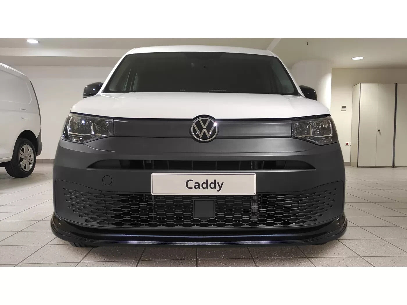Motordrome Front Bumper Lower Splitter VW Caddy Mk5 2021+ V2 Gloss Black