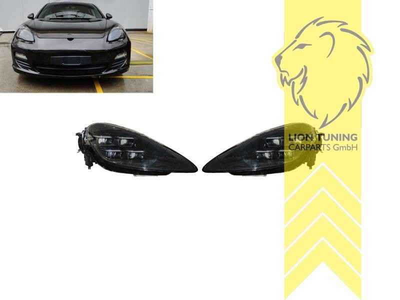 LTG Pair LED DRL Halo Dynamic Headlights Porsche Cayenne 92A FL 14-17 PO536 LHD