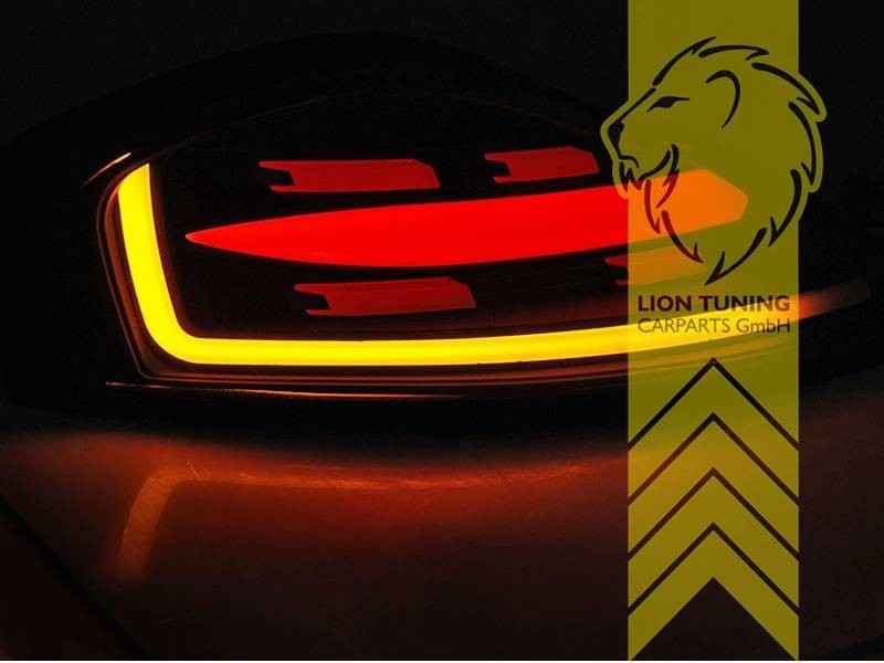 LTG Pair LED Dyna Rear Lights Tail Lamps Porsche Boxster 986 96-04 Black LHD RHD