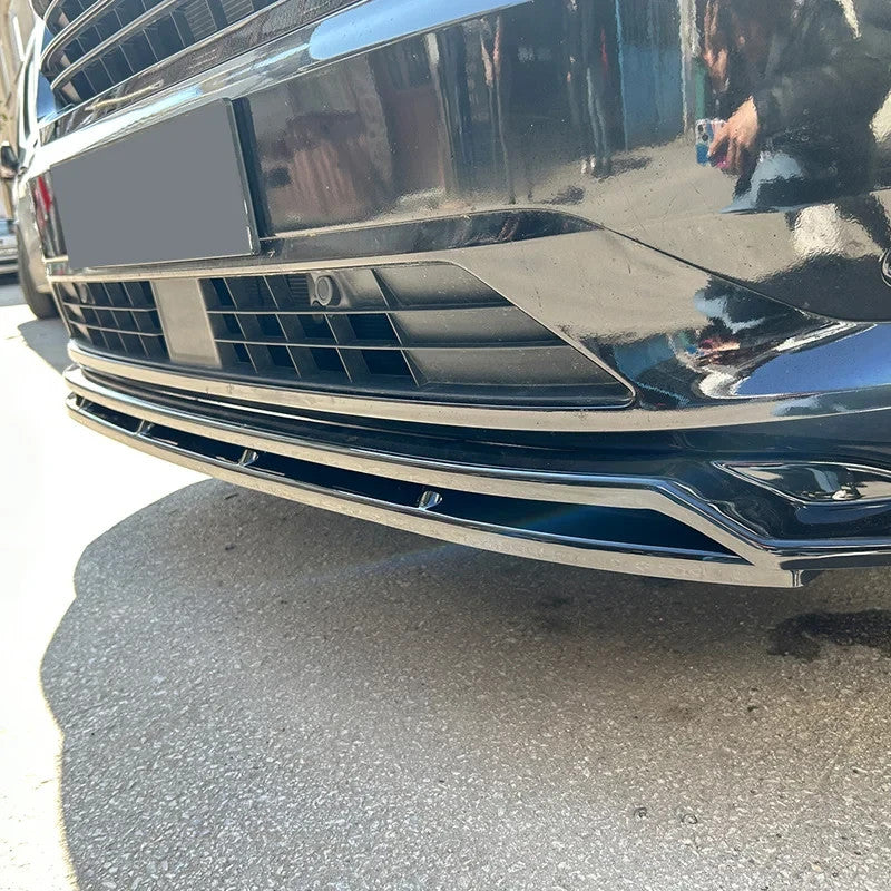 OW Front Bumper Splitter VW Transporter T7 24+ ABS Gloss Black