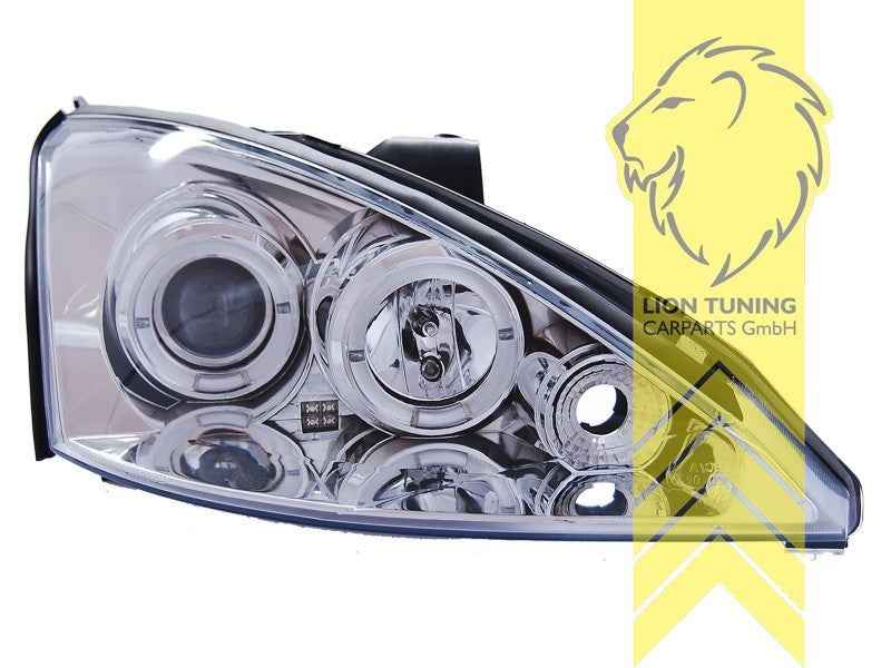 LTG Pair LED DRL Headlights Ford Focus 1 Hatch Sedan Estate DAW DBW 98-01 LHD