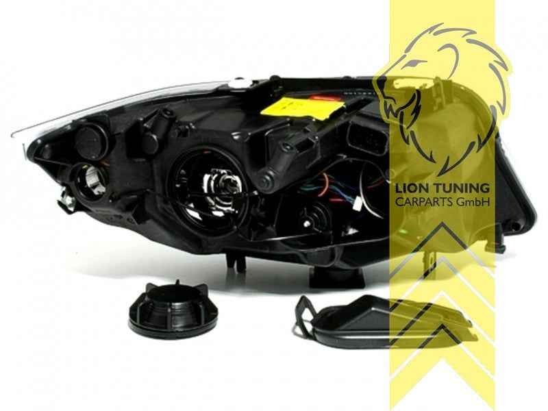 LTG DEPO LED Headlights BMW E90 Sedan E91 Touring 05-08 Black LHD