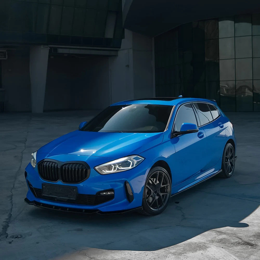 OW Side Skirts Extensions BMW 1 Series F40 M-Pack M135i 19-24 Gloss Black