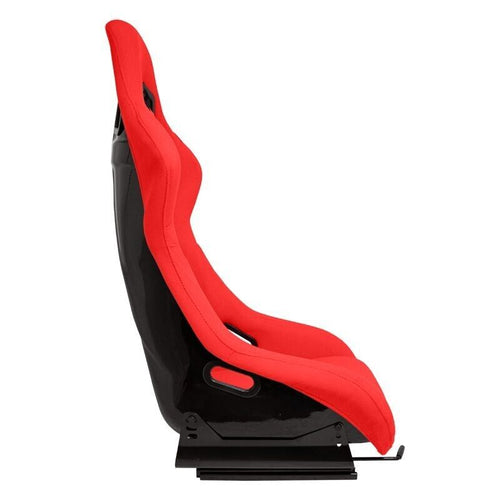 ATS MO x1 Universal Reclining Fixed Back Bucket Seat Red inc slides