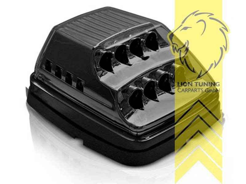 LTG Pair LED DRL front indicators Mercedes W461 W463 89-12 Black