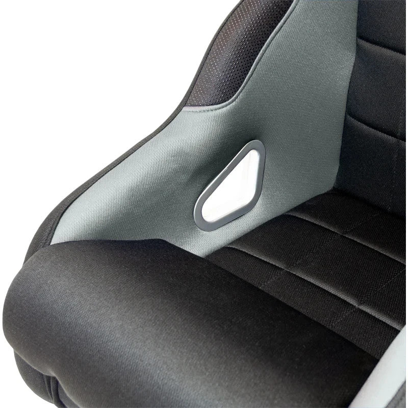 ATST x1 Fixed Back Drift Track Bucket Seat Black Grey Car Van Bus Sim + slides