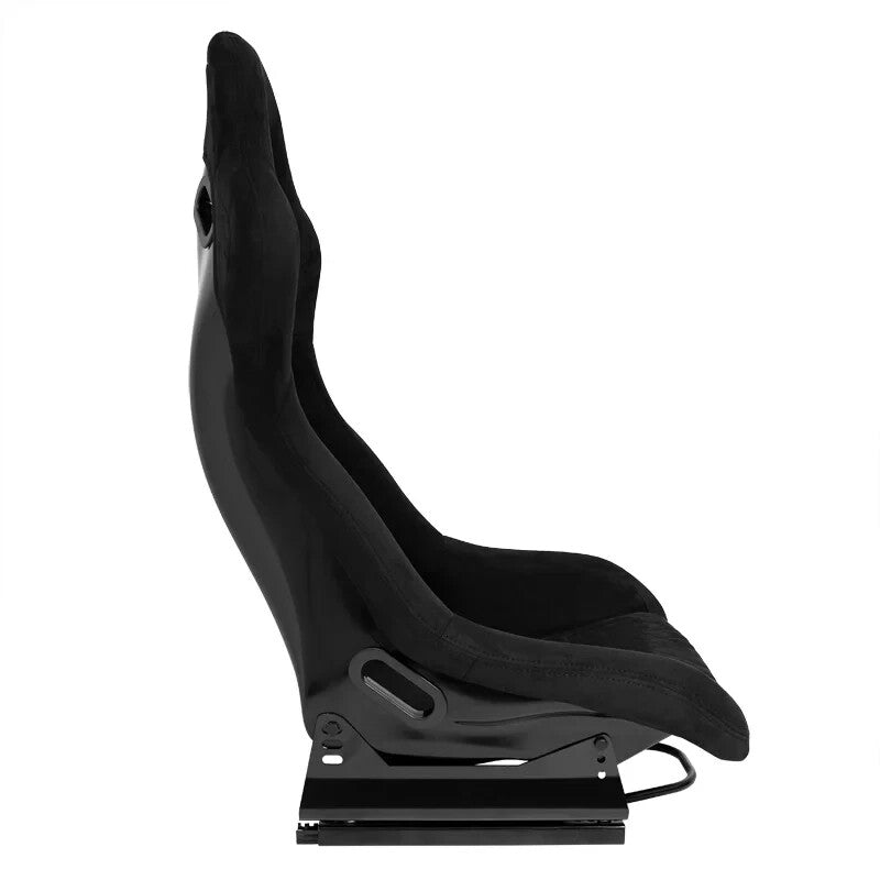 UK ATS x1 Individual Luxe Universal Sports Bucket Seat Black Diamond Stitch Alcantara
