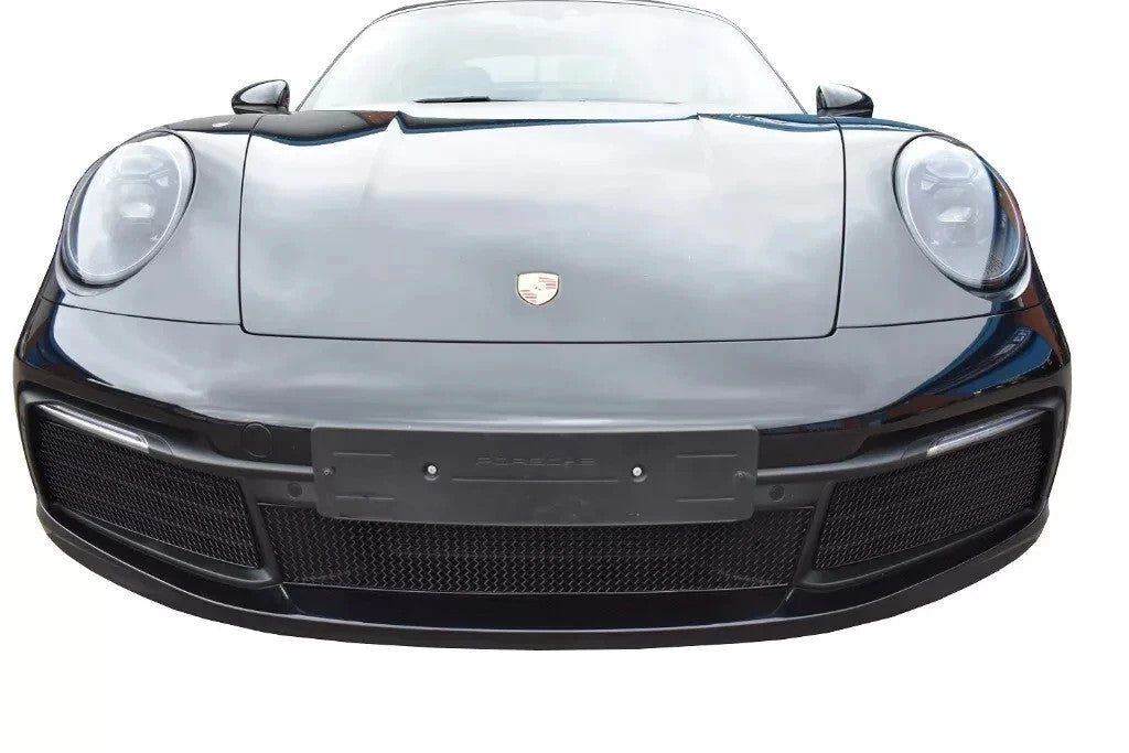 ZUNSPORT ZPR85619P Black Front Grille Set PORSCHE CARRERA 992 C2 C2S C4 C4S 3pcs