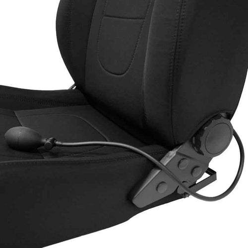 ATST x1 Retro Universal Classic Bucket Seat Black HD Fabric Textile + slides