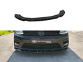 Motordrome Front Bumper Splitter Spoiler V2 VW Caddy Mk4 15-21 Glossy Black