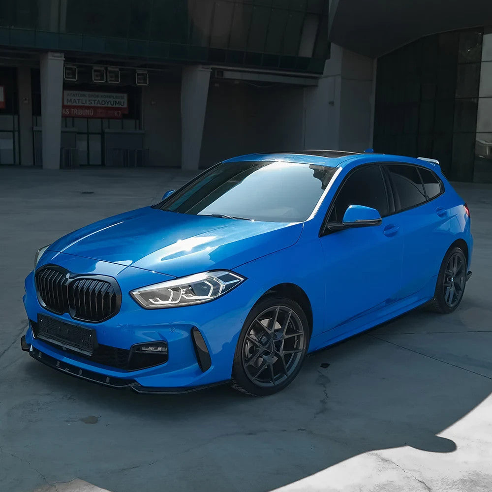 OW Side Skirts Extensions BMW 1 Series F40 M-Pack M135i 19-24 Gloss Black