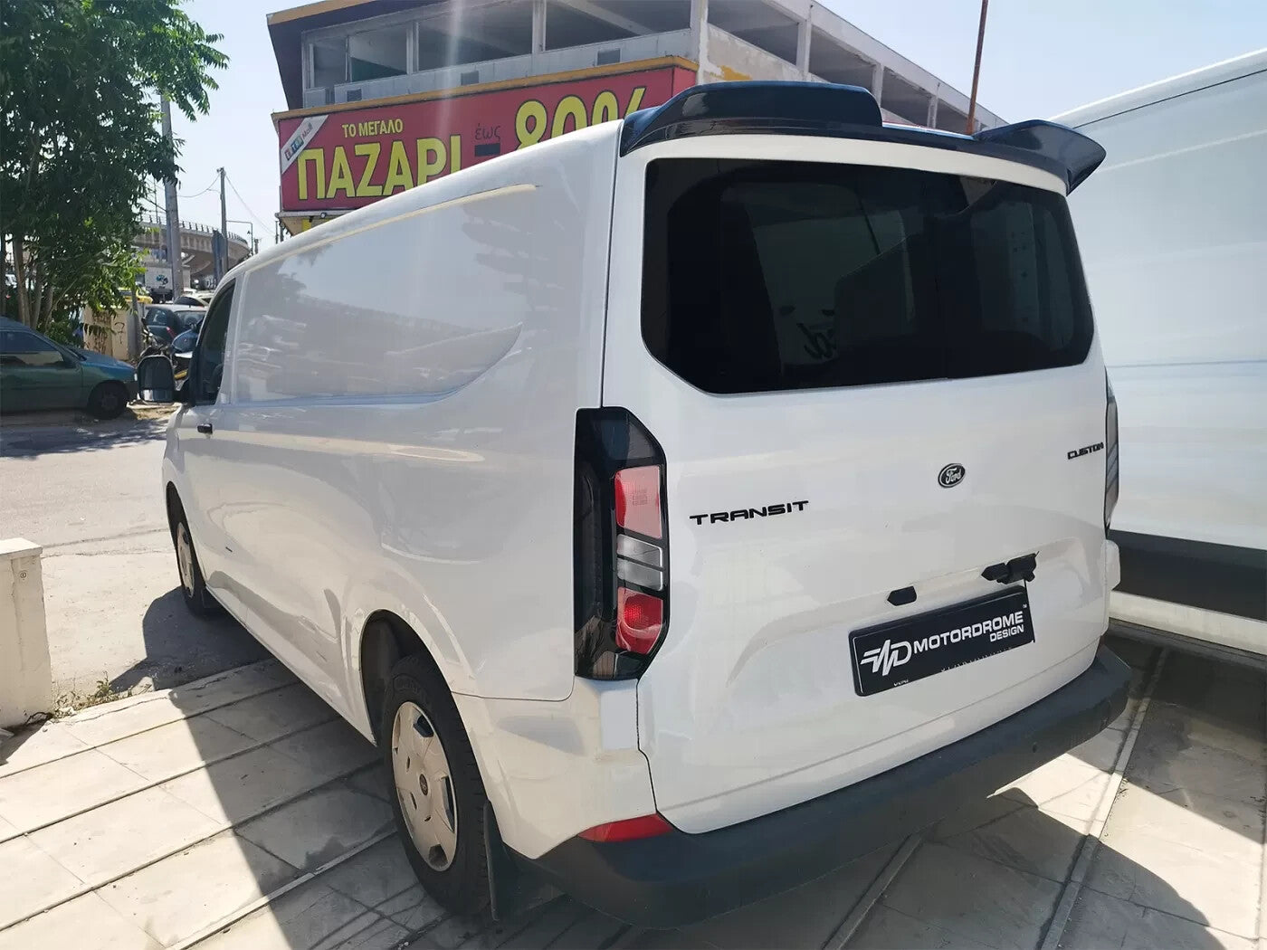 Motordrome Rear Wing Spoiler Tailgate Ford Transit / Tourneo Custom Mk2 / VW T7