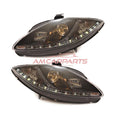 LT Pair LED DRL Lightbar Headlights SEAT ALTEA 5P1 LEON 1P1 TOLEDO 3  5P2 LHD