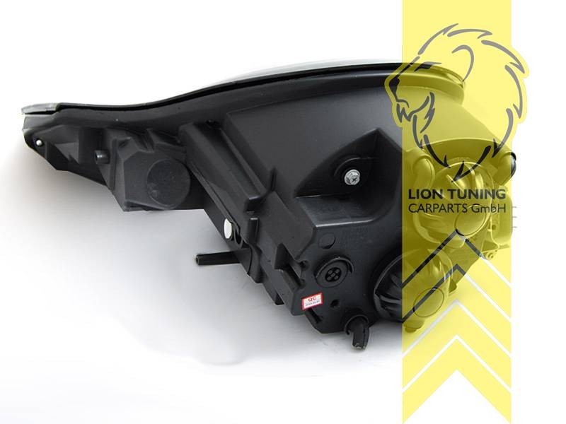 LTG Pair LED DRL Headlights Porsche 911 996 Boxster 986 Spyder 96-06 Black 2 LHD