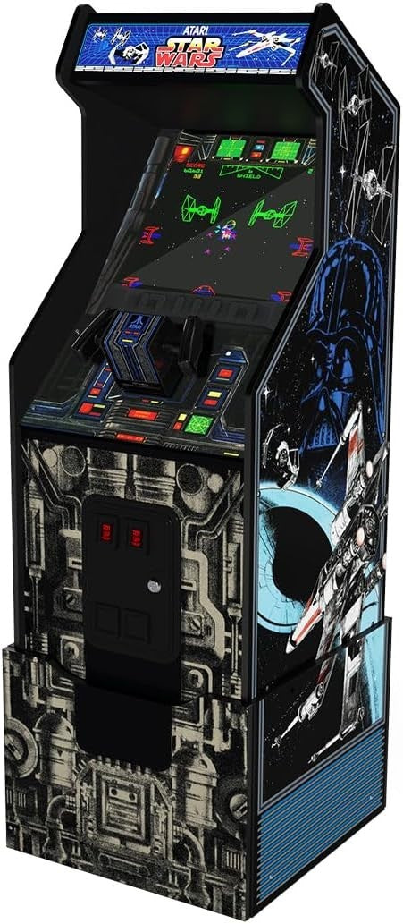 Arcade1Up Star Wars 3 in 1 17" Screen Arcade Machine 4 Fire Flight Yoke Light-Up