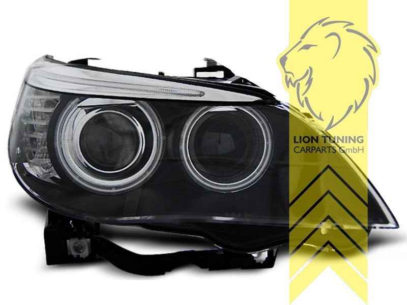 LT Pair Aftermarket LED DRL Halo Headlights BMW X3 F25 10-14 black LHD