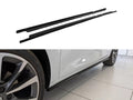 Motordrome Side Skirts Extensions Seat Leon Mk4 FR / Cupra Leon Gloss Black