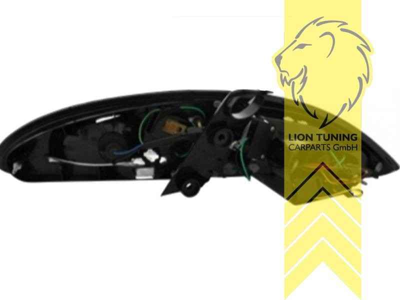 LTG Pair LED Rear Lights Tail Lamps Seat Leon 1P 05-09 Red Clear LHD